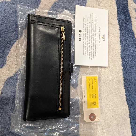 JW Hulme linwood wallet (blue or black)- NWT - Picture 9 of 11